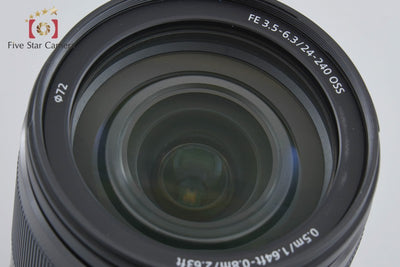 [Used] SONY Sony FE 24-240mm f/3.5-6.3 OSS SEL24240 with original box