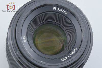 [Used] Sony FE 50mm f/1.8 SEL50F18F