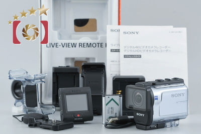 [Used] SONY HDR-AS300R Live-View Remote Kit Digital Video Camera Action Cam with Original Box