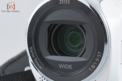 [Used] SONY Handycam HDR-CX470 White Digital Video Camera