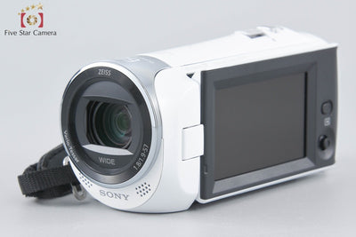 [Used] SONY Handycam HDR-CX470 White Digital Video Camera