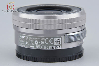 [Used] SONY E PZ 16-50mm f/3.5-5.6 OSS SELP1650 Silver