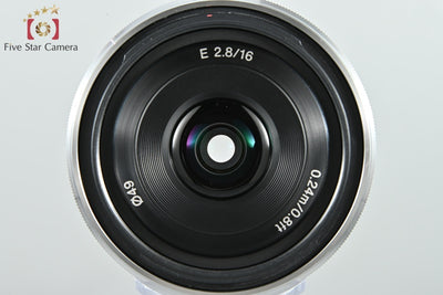 SONY E 16mm f/2.8 SEL16F28 + VCL-ECU1