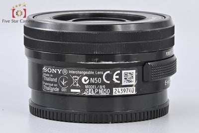 [Used] SONY E PZ 16-50mm f/3.5-5.6 OSS SELP1650 Black