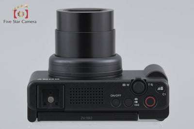 Used: SONY VLOGCAM ZV-1M2 Black Compact Digital Camera with Original Box