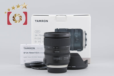 Used: TAMRON A032 SP 24-70mm f/2.8 Di VC USD G2 for Canon with original box