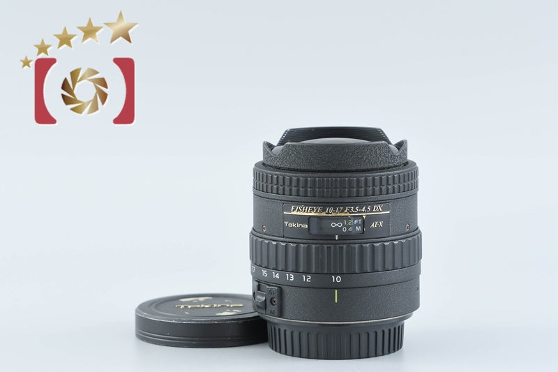 【中古】Tokina トキナー AT-X 107 DX Fisheye 10-17mm f/3.5-4.5 キヤノン用