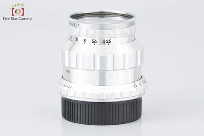 Used] Tokyo Kogaku TOPCON Topcor 50mm f/3.5 L39 Leica Screw Mount Overhauled in January 2023