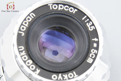 Used] Tokyo Kogaku TOPCON Topcor 50mm f/3.5 L39 Leica Screw Mount Overhauled in January 2023