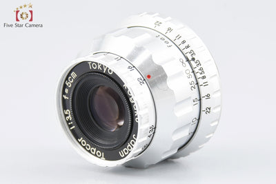 Used] Tokyo Kogaku TOPCON Topcor 50mm f/3.5 L39 Leica Screw Mount Overhauled in January 2023