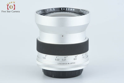 [Used] Tokyo Kogaku TOPCON Topcor RE,Auto-Topcor 25mm f/3.5 Exakta Mount
