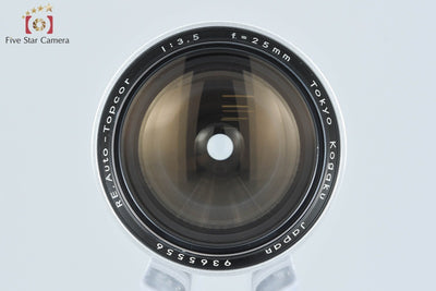 [Used] Tokyo Kogaku TOPCON Topcor RE,Auto-Topcor 25mm f/3.5 Exakta Mount
