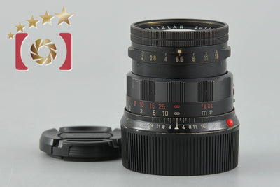 【超希少品】Leica ライカ SUMMICRON 50mm f/2 ブラックペイント 固定鏡筒 後期 レッドスケール 2025.3月オーバーホール済み