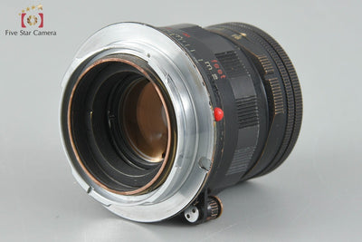 【超希少品】Leica ライカ SUMMICRON 50mm f/2 ブラックペイント 固定鏡筒 後期 レッドスケール 2025.3月オーバーホール済み