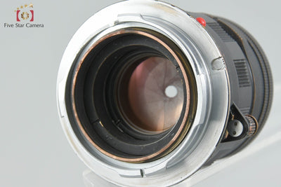 【超希少品】Leica ライカ SUMMICRON 50mm f/2 ブラックペイント 固定鏡筒 後期 レッドスケール 2025.3月オーバーホール済み
