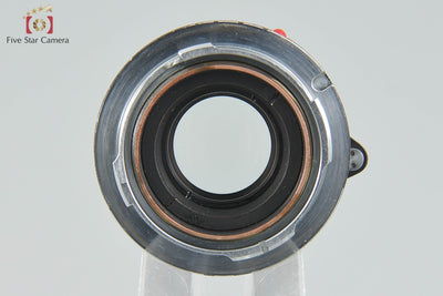 【超希少品】Leica ライカ SUMMICRON 50mm f/2 ブラックペイント 固定鏡筒 後期 レッドスケール 2025.3月オーバーホール済み