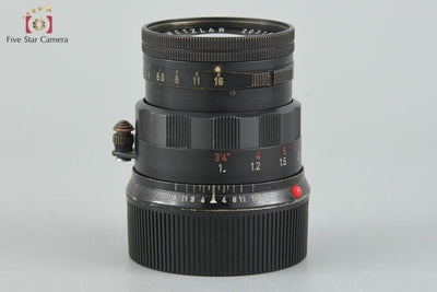 【超希少品】Leica ライカ SUMMICRON 50mm f/2 ブラックペイント 固定鏡筒 後期 レッドスケール 2025.3月オーバーホール済み