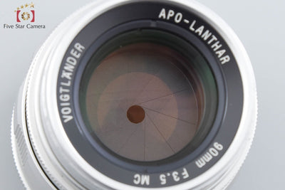 【中古】Voigtlander フォクトレンダー APO-LANTHAR 90mm f/3.5 MC シルバー L39 ライカスクリューマウント