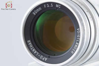 【中古】Voigtlander フォクトレンダー APO-LANTHAR 90mm f/3.5 MC シルバー L39 ライカスクリューマウント