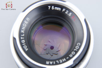 【中古】Voigtlander フォクトレンダー COLOR-HELIAR 75mm f/2.5 SL ニコン用