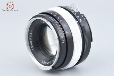 【中古】Voigtlander フォクトレンダー COLOR-HELIAR 75mm f/2.5 SL ニコン用