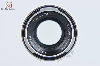 【中古】Voigtlander フォクトレンダー COLOR-HELIAR 75mm f/2.5 SL ニコン用
