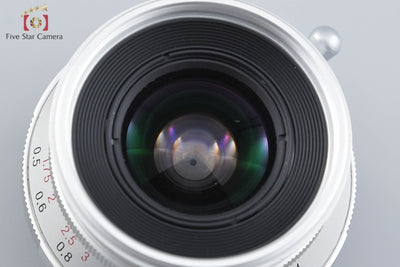 Used Voigtlander COLOR-SKOPAR 21mm f/4 MC Silver L39 Leica Screw Mount + 21mm Viewfinder