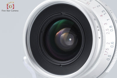 Used Voigtlander COLOR-SKOPAR 21mm f/4 MC Silver L39 Leica Screw Mount + 21mm Viewfinder