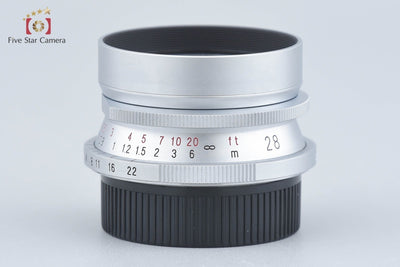 【中古】Voigtlander フォクトレンダー COLOR-SKOPAR 28mm f/3.5 シルバー L39 ライカスクリューマウント