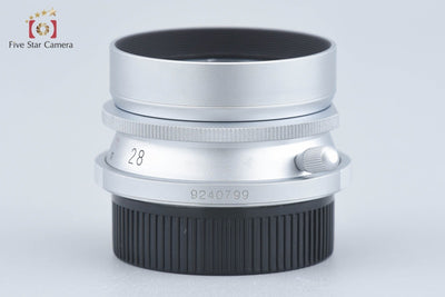 【中古】Voigtlander フォクトレンダー COLOR-SKOPAR 28mm f/3.5 シルバー L39 ライカスクリューマウント