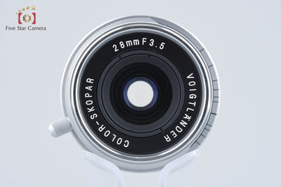 【中古】Voigtlander フォクトレンダー COLOR-SKOPAR 28mm f/3.5 シルバー L39 ライカスクリューマウント