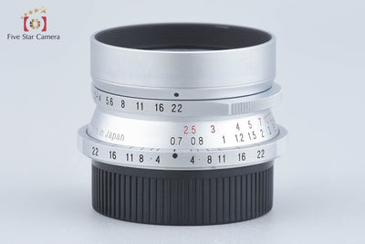 【中古】Voigtlander フォクトレンダー COLOR-SKOPAR 28mm f/3.5 シルバー L39 ライカスクリューマウント
