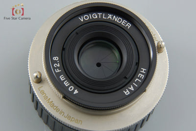 [Used] Voigtlander HELIAR 40mm f/2.8 for VM-E Close Focus Adapter