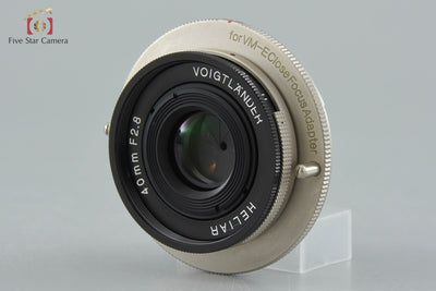 [Used] Voigtlander HELIAR 40mm f/2.8 for VM-E Close Focus Adapter