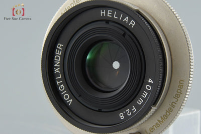 [Used] Voigtlander HELIAR 40mm f/2.8 for VM-E Close Focus Adapter