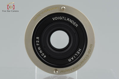 [Used] Voigtlander HELIAR 40mm f/2.8 for VM-E Close Focus Adapter