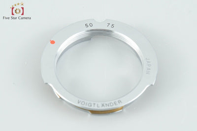 【Used】Voigtlander M-Bayonet 50mm 75mm Adapter Ring