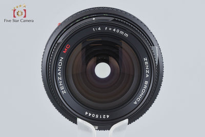 【中古】ZENZA BRONICA ゼンザブロニカ ZENZANON MC 40mm f/4 ETRS用 元箱付き