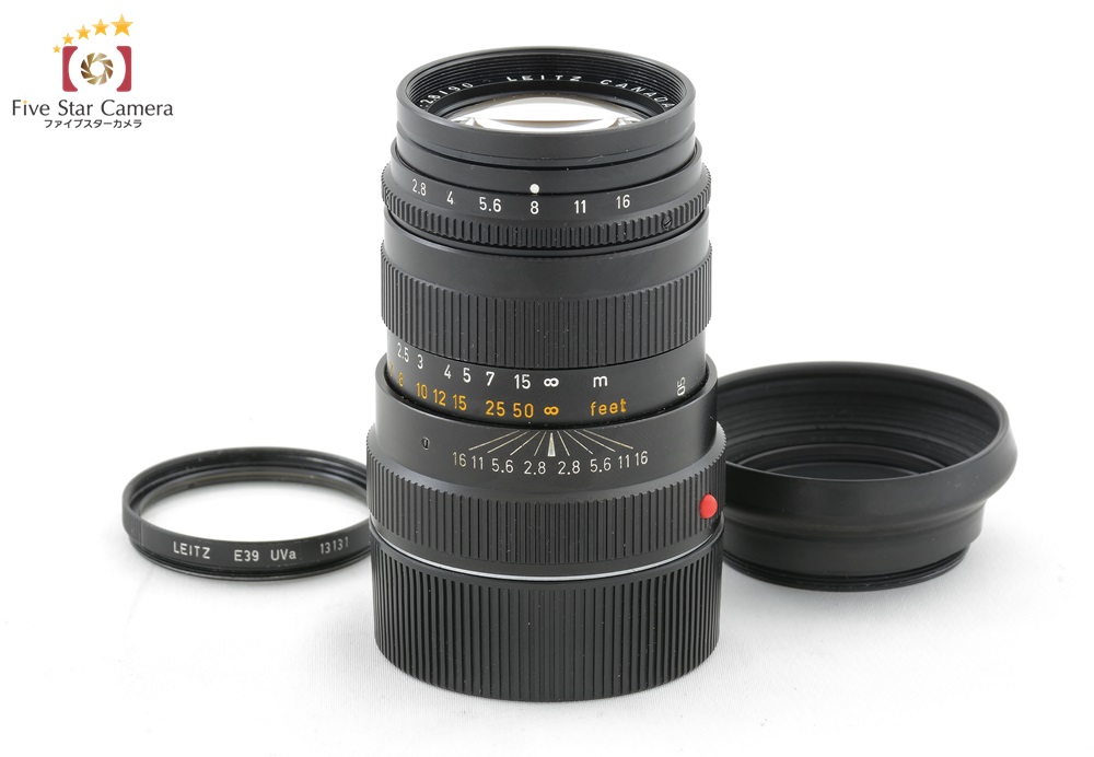 【中古】Leica ライカ TELE-ELMARIT-M 90mm f/2.8 第2世代 |  中古カメラ・フィルムカメラを中心に取り揃えるファイブスターカメラ