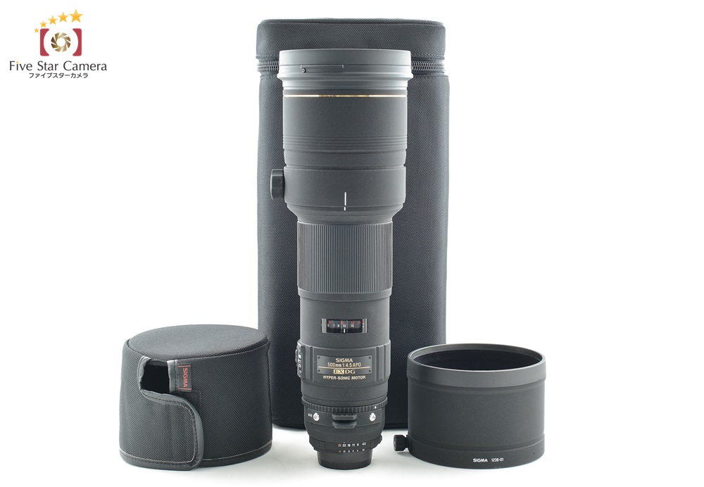 中古 Sigma シグマ 500mm F 4 5 Apo Ex Dg Hsm ニコン用 中古 カメラ フィルムカメラを中心に取り揃えるファイブスターカメラ