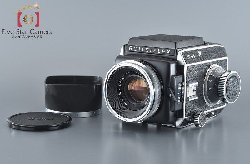 中古 Rollei ローライ Rolleiflex Sl66 Carl Zeiss Planar 80mm F 2 8 中古カメラ フィルムカメラを中心に取り揃えるファイブスターカメラ