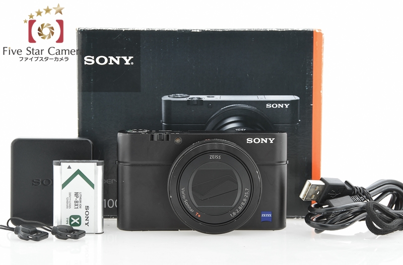 中古 Sony ソニー Cyber Shot Rx100iii Dsc Rx100m3 コンパクトデジタルカメラ 中古カメラ フィルムカメラを中心に取り揃えるファイブスターカメラ