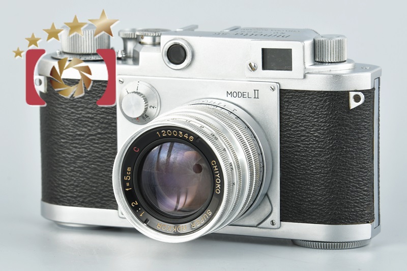 【中古】MINOLTA ミノルタ 35 MODEL II + CHIYOKO SUPER ROKKOR 50mm f/2 |  中古カメラ・フィルムカメラを中心に取り揃えるファイブスターカメラ