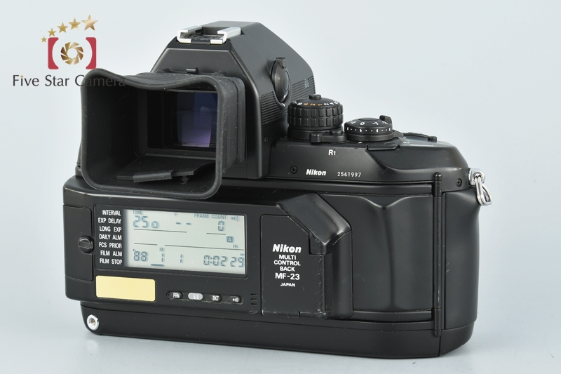 【中古】Nikon ニコン F4 + DA-20 フォトミックアクションファインダー + MF-23 マルチコントロールバック |  中古カメラ・フィルムカメラを中心に取り揃えるファイブスターカメラ