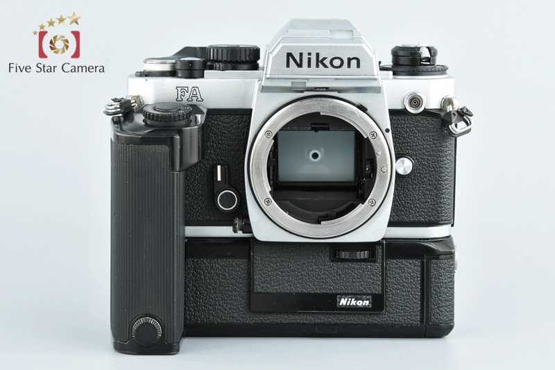 【中古】Nikon ニコン FA シルバー + MD-15 モータードライブ | 中古カメラ・フィルムカメラを中心に取り揃えるファイブスターカメラ