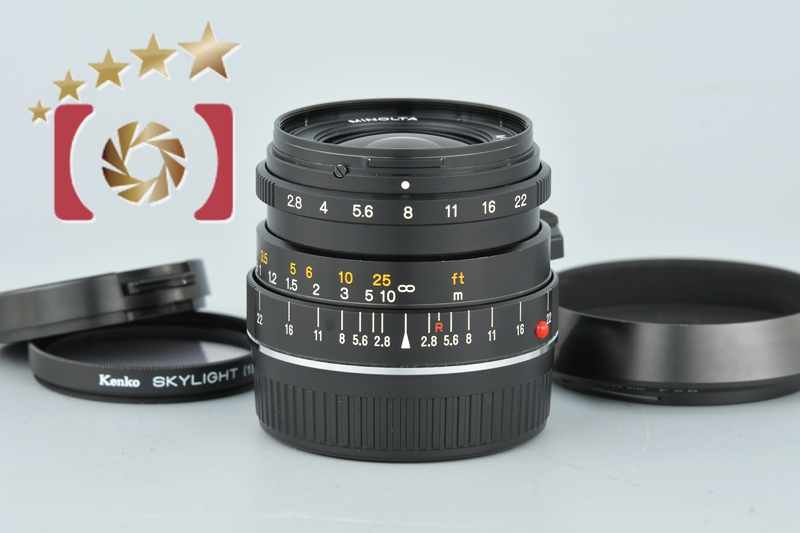 【中古】MINOLTA ミノルタ M-ROKKOR 28mm f/2.8 ライカMマウント |  中古カメラ・フィルムカメラを中心に取り揃えるファイブスターカメラ