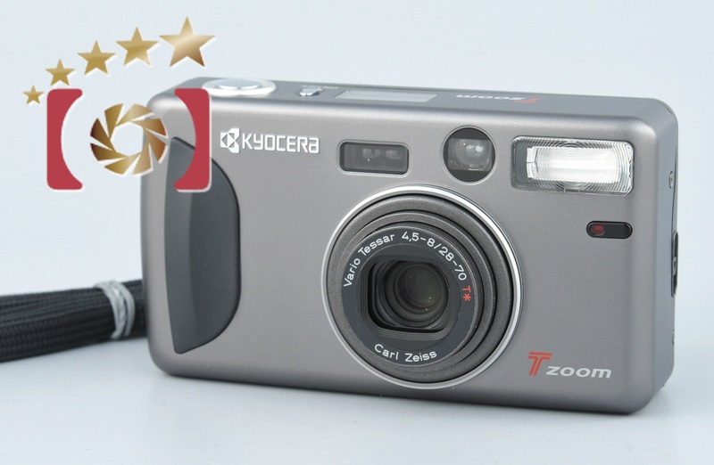 ❁完動/美品❁KYOCERA Tzoom Carl Zeiss フィルムカメラ❁付属品❁