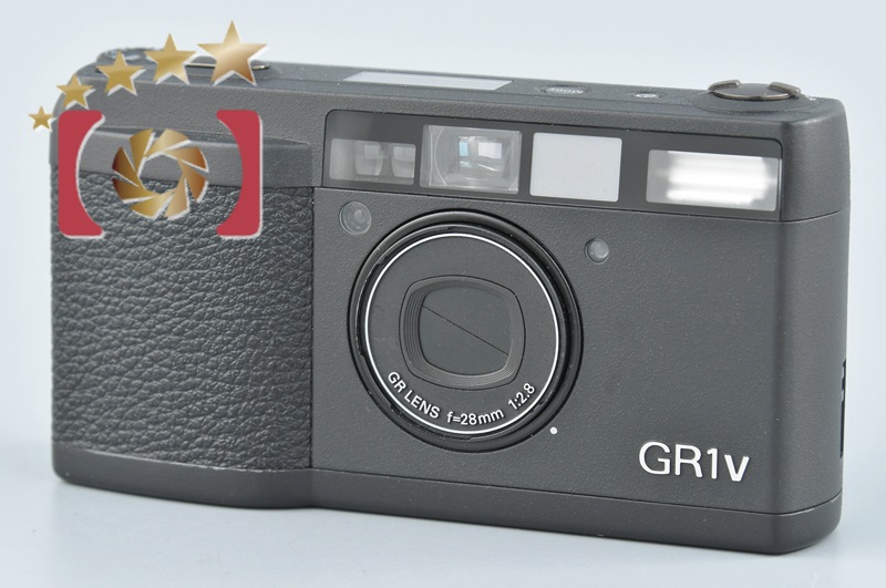 中古】RICOH リコー GR1v ブラック コンパクトフィルムカメラ | 中古