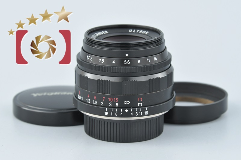 【中古】Voigtlander フォクトレンダー ULTRON 35mm f/1.7 Aspherical ブラック L39 ライカスクリューマウント  | 中古カメラ・フィルムカメラを中心に取り揃えるファイブスターカメラ