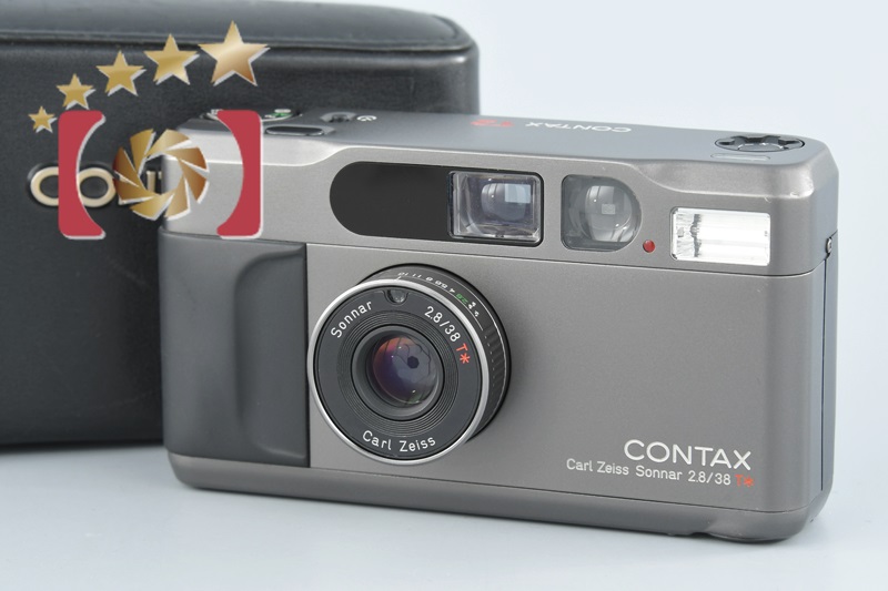 【中古】CONTAX コンタックス T2 チタンブラック コンパクトフィルムカメラ | 中古カメラ・フィルムカメラを中心に取り揃えるファイブスターカメラ